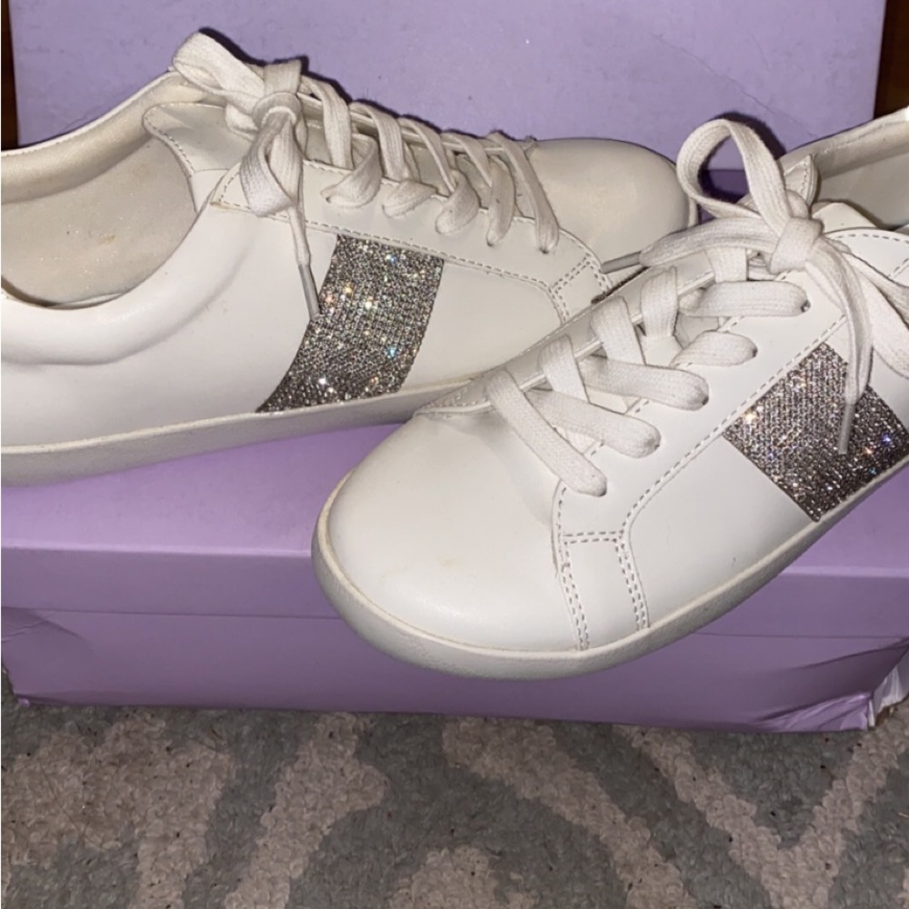 Madden Girl Skyllar Rhinestone Sneakers